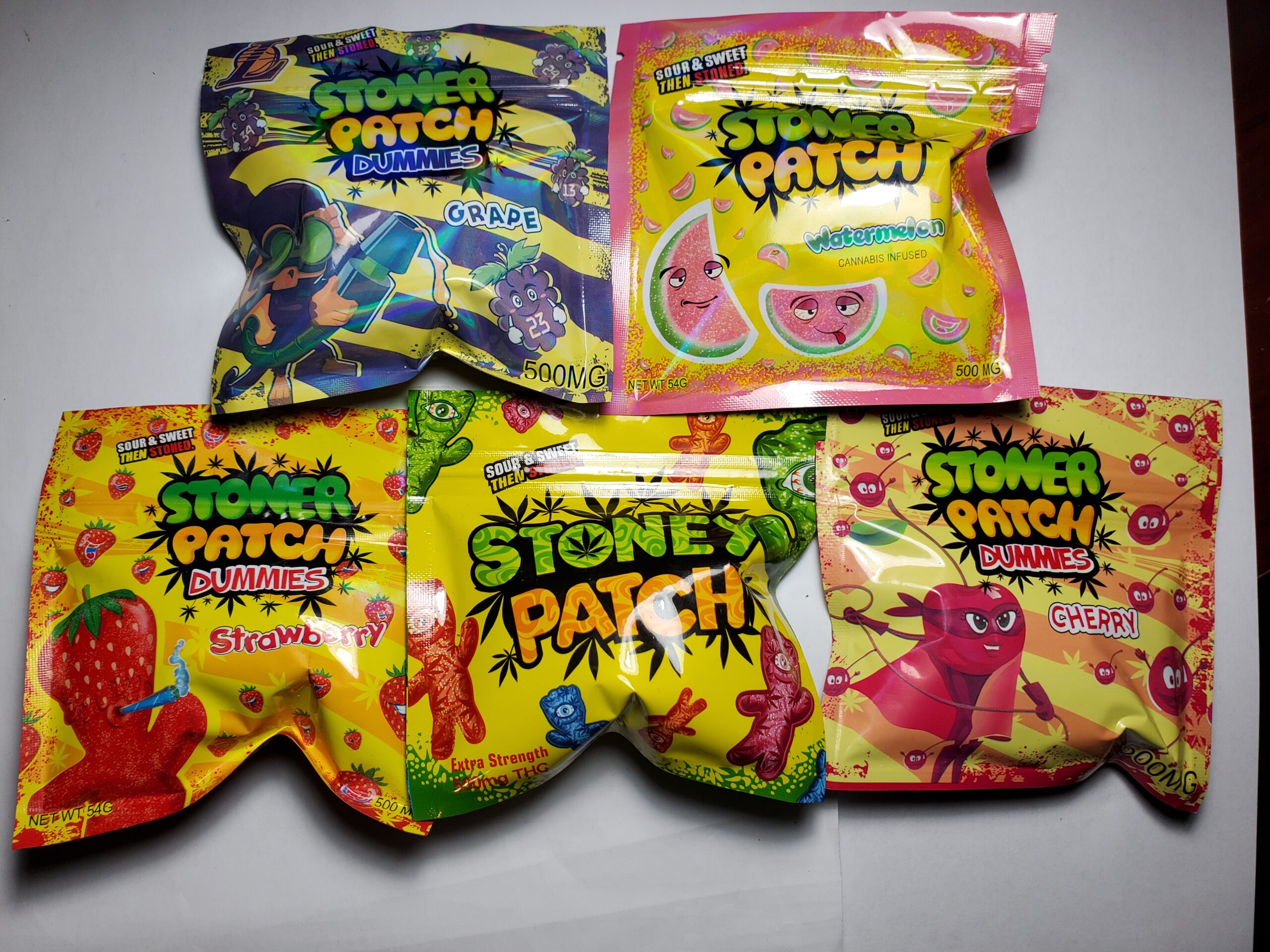 Stoner Patch Gummies 500mg THC